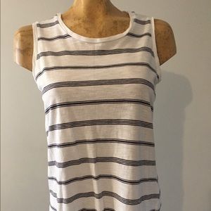 Striped Sleeveless Tee